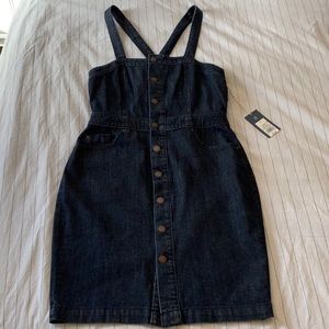 Denim fitted dress